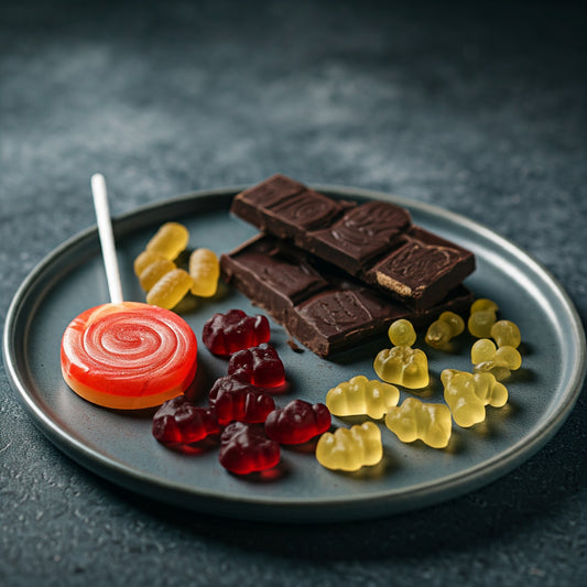 Les comestibles au CBD tels que les gummies, chocolats
